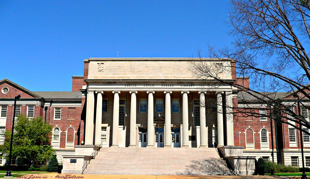 Main Library University of Alabama Quadrangle Harry Lipson III Flickr
