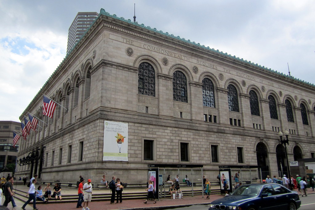 Boston Back Bay Boston Public Library McKim Building a photo on