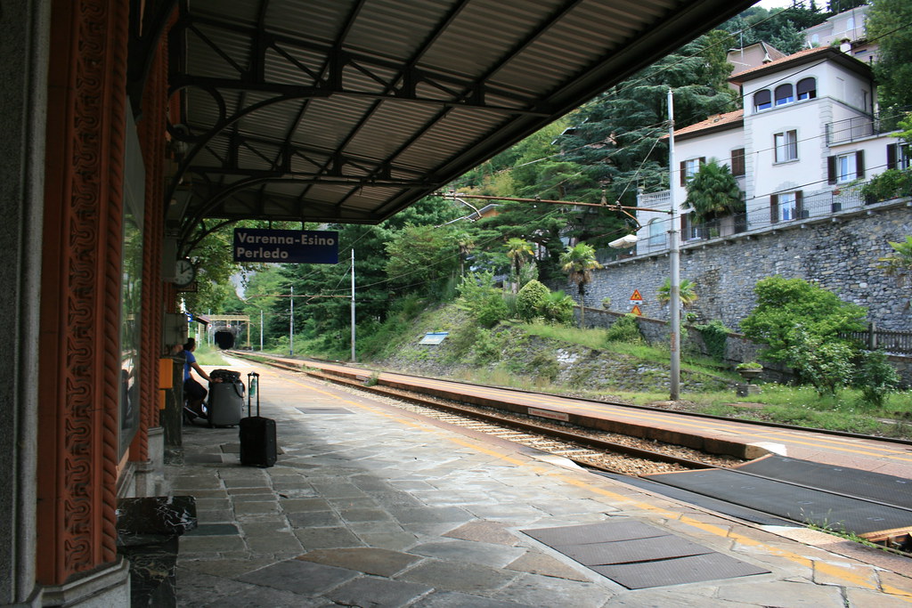 Waiting On A Train At the Varenna train station, getting r… Flickr