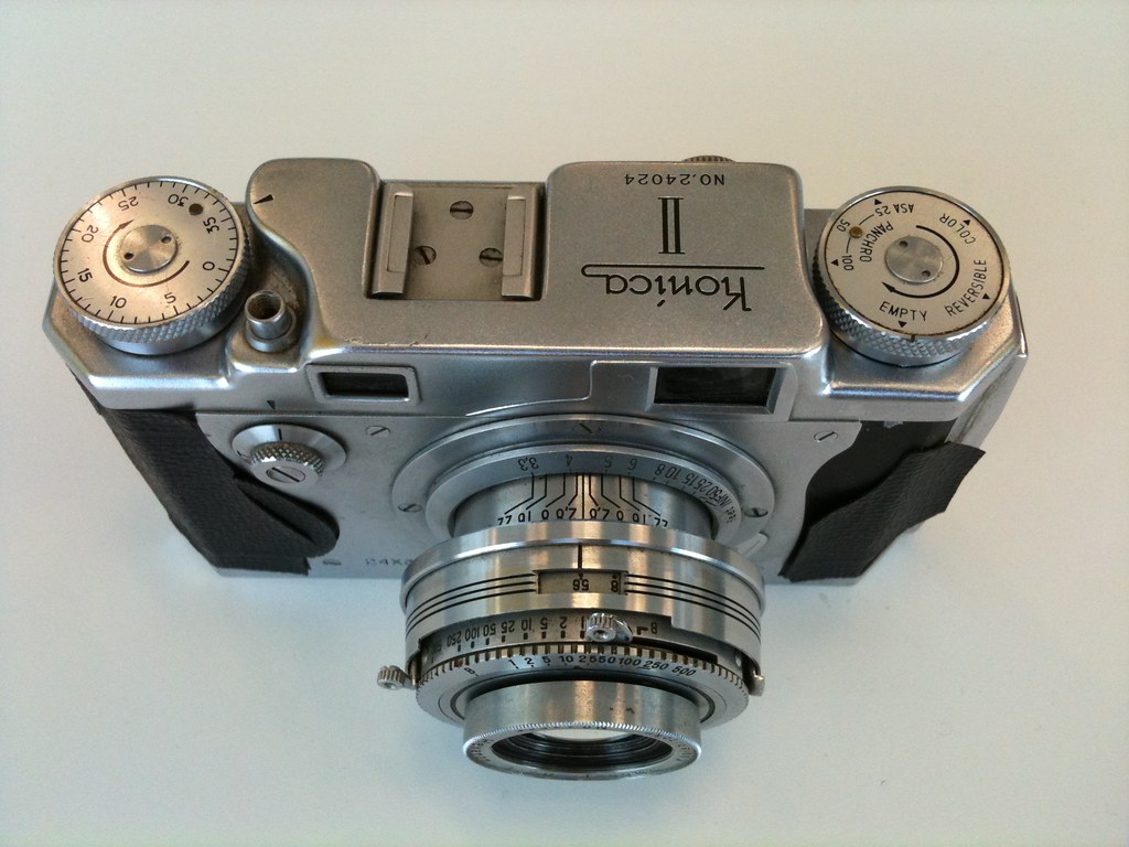 Konica II Finally I got a rangefinder, real classic design… Flickr