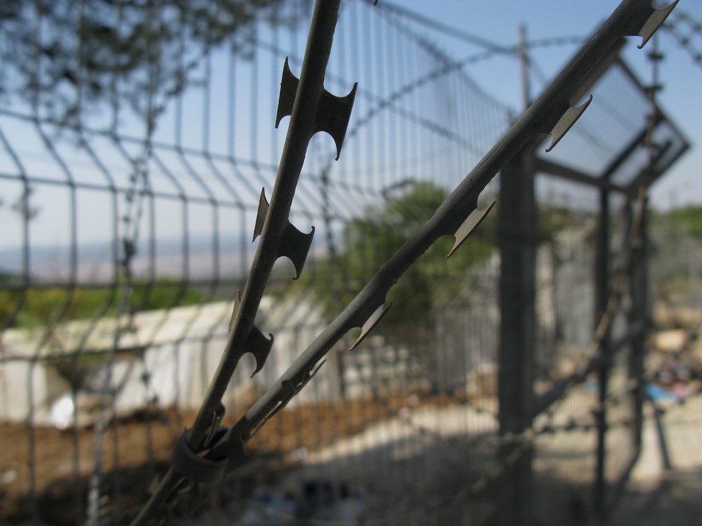 Barbed Wire Near Alon Shvut, West Bank Jenna Flickr