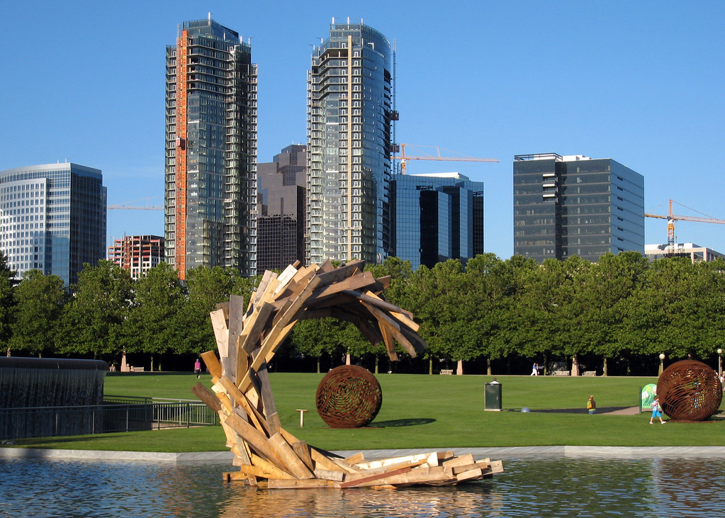 Cool sculpture Bellevue Park Bellevue, Washington State US… Flickr