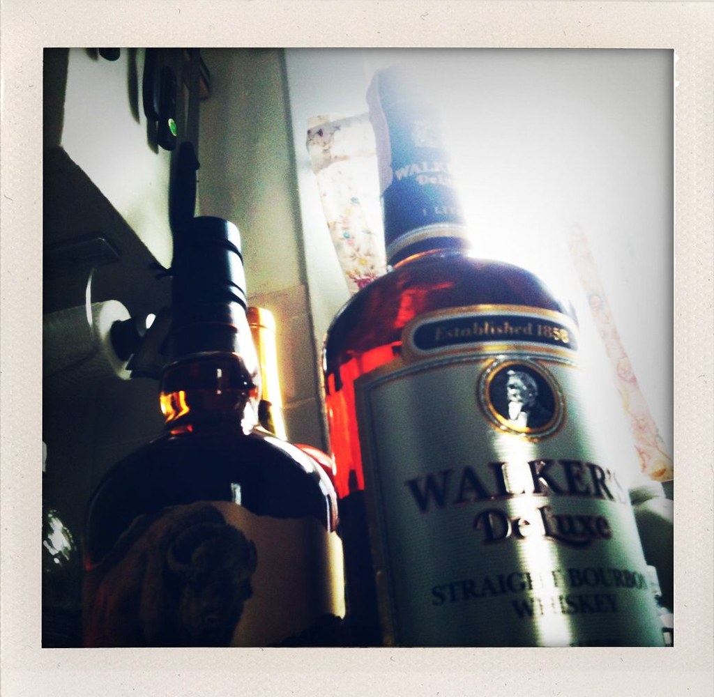 Walker Deluxe Straight Bourbon Whiskey (with tax stamps) Flickr