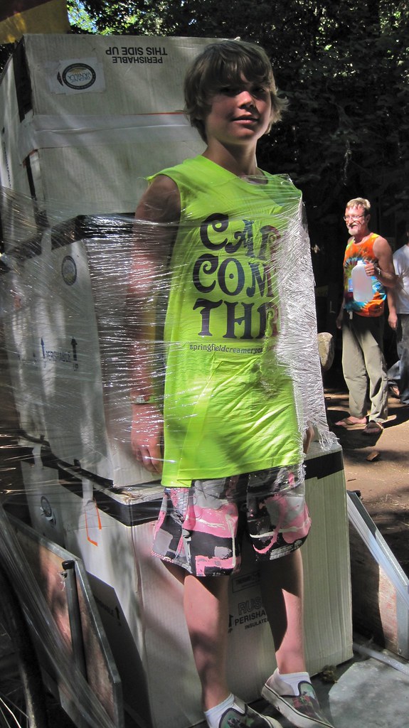 Saran Wrapped Kid Miss Clare Flickr