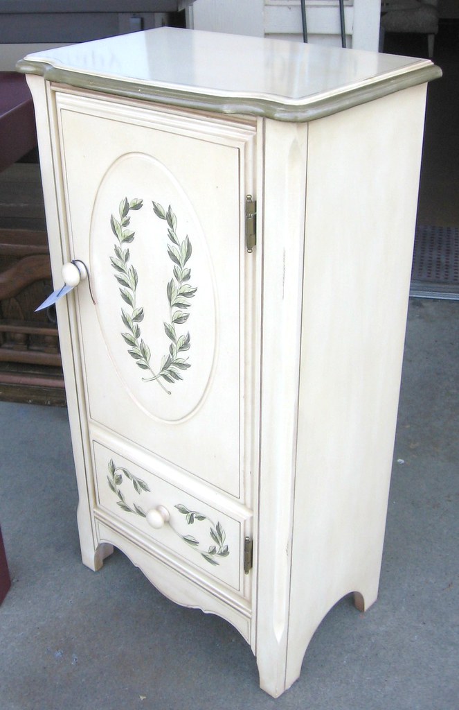 SOLD small French Country painted jelly cupboard The Livi… Flickr