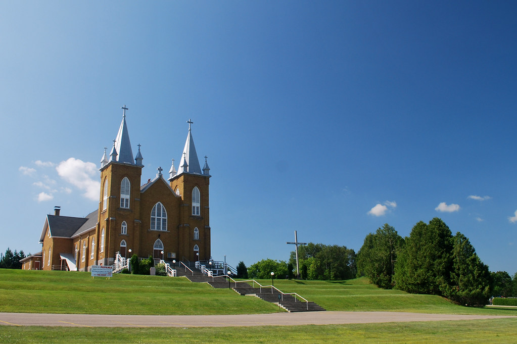 Church on the hill St. Mary's Roman Catholic church, Wilno… Steve
