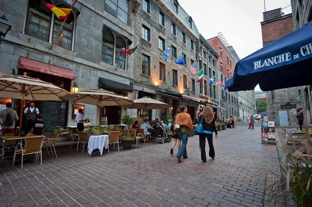 Montréal Old Town Great patio atmosphere in Montréal's Old… John