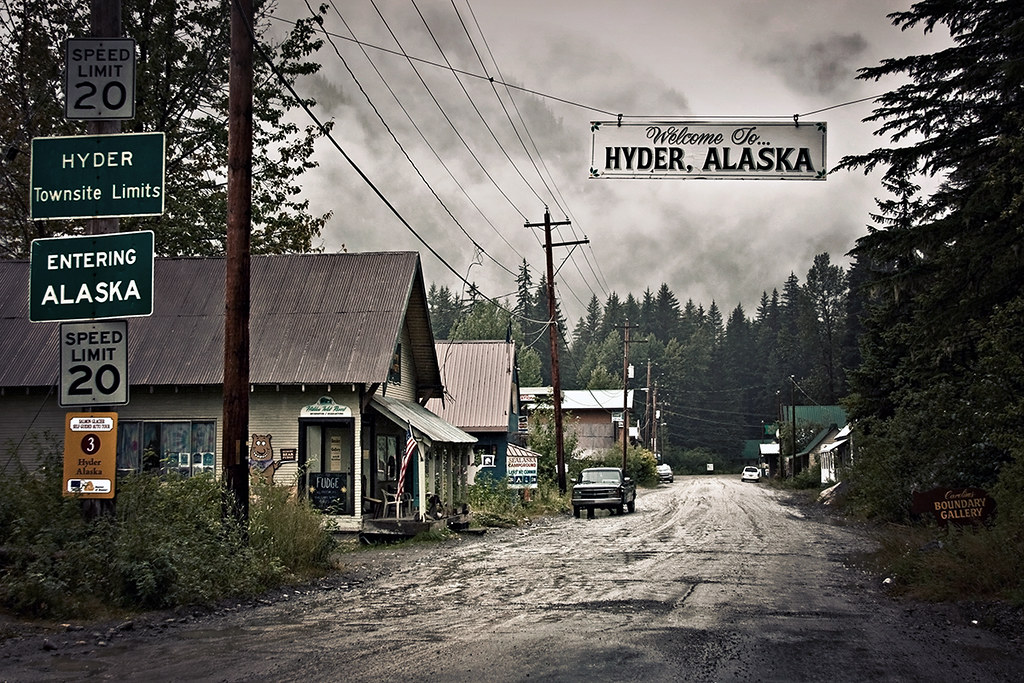 Hyder, AK Population 97. Paved roads what? Mathijs Buijs Flickr