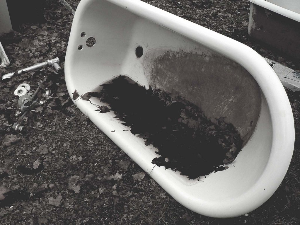 Old Bathtub at the Junkyard Millbrook, NY reflections1000 Flickr