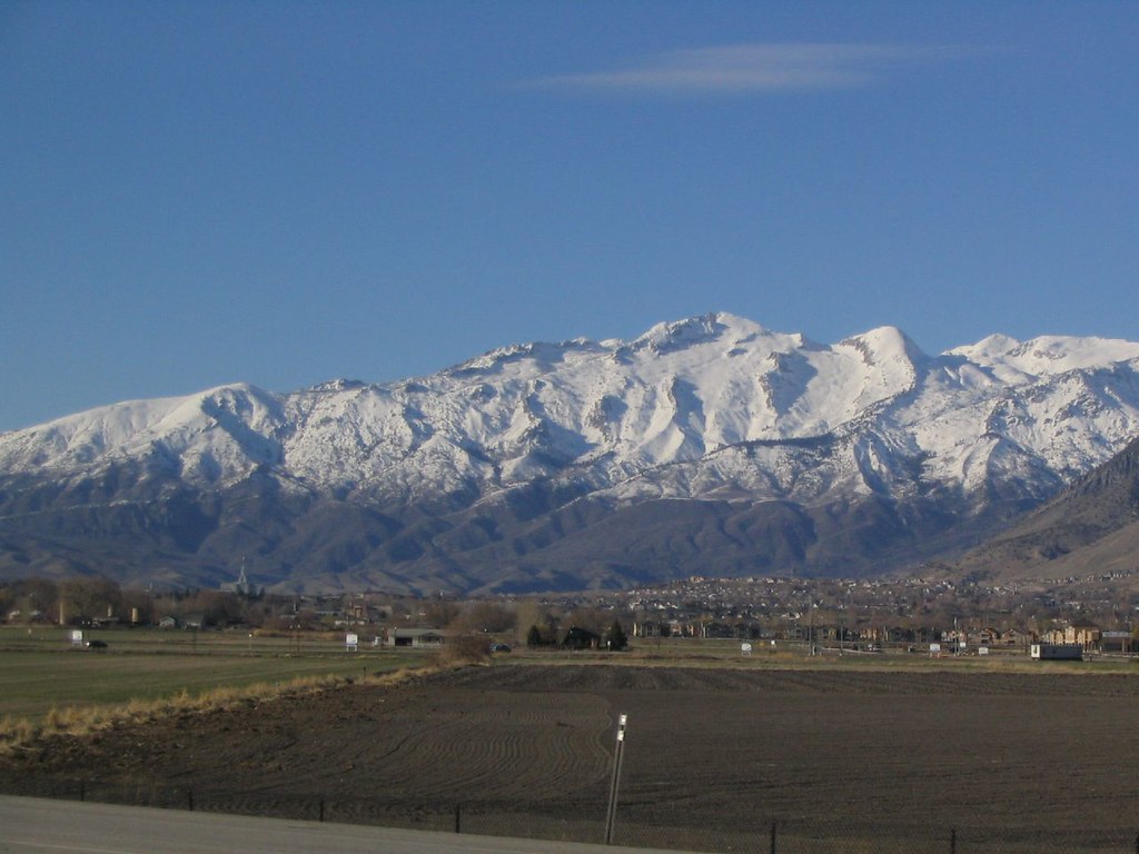 Lone Peak from Interstate 15, Utah County, Utah Interstate… Flickr