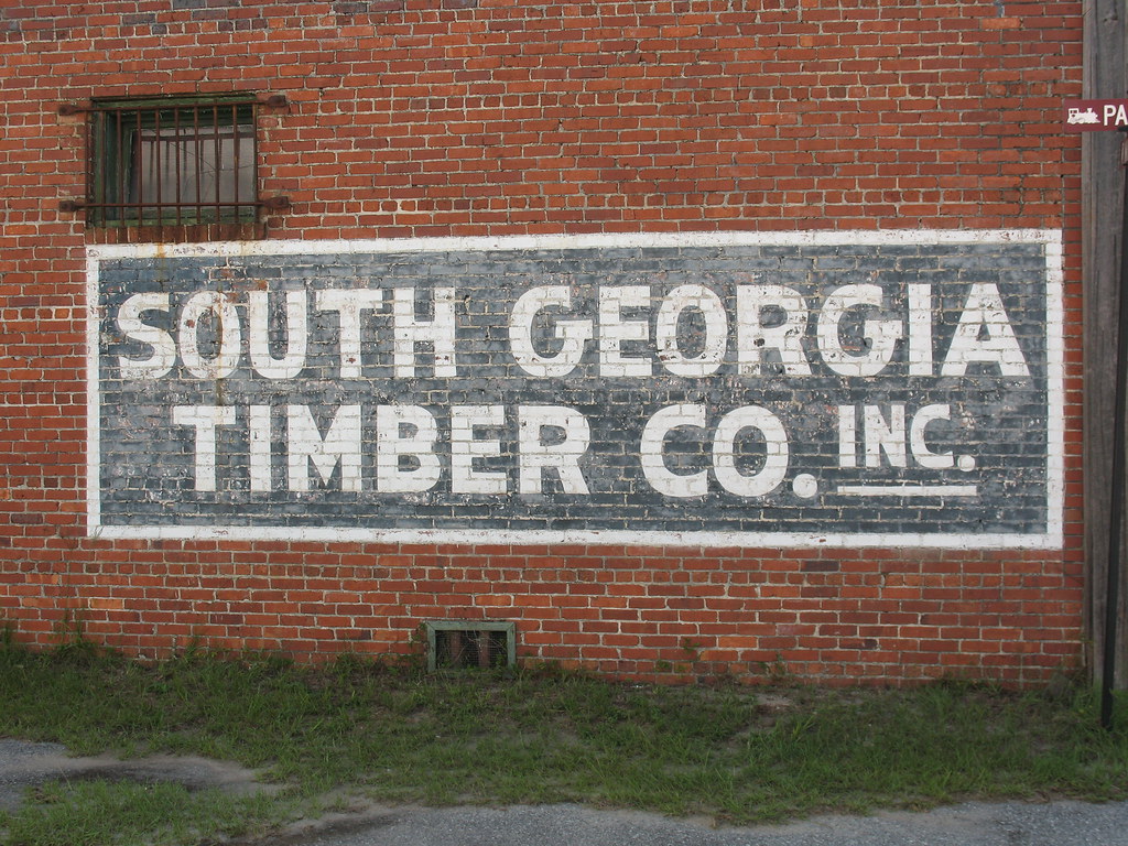 South Timber Sign Folkston GA Lance Taylor Flickr