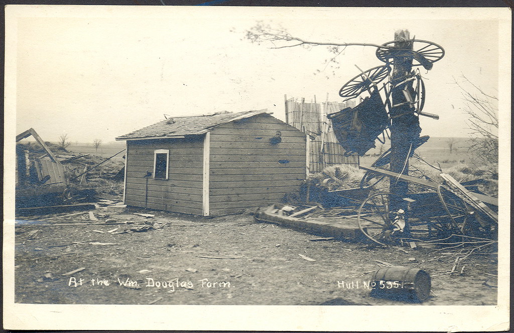 Disaster RPPC Janesville WI Tornado Cyclone Damaged Buildi… Flickr