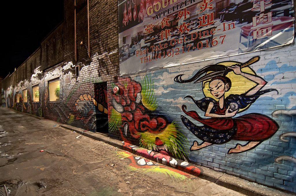 Chinatown mural A wonderful mural off Dundas in Chinatown.… Flickr