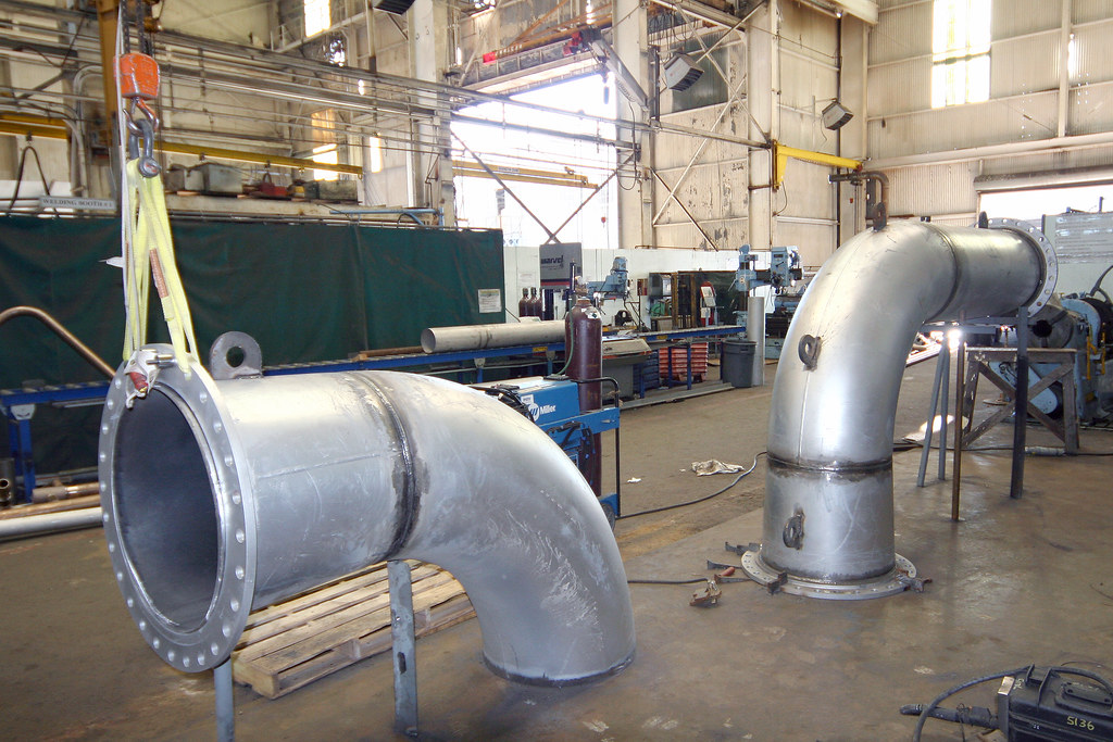 Exhaust pipe for main engines | Todd Pacific Shipyards, Seat… | Flickr