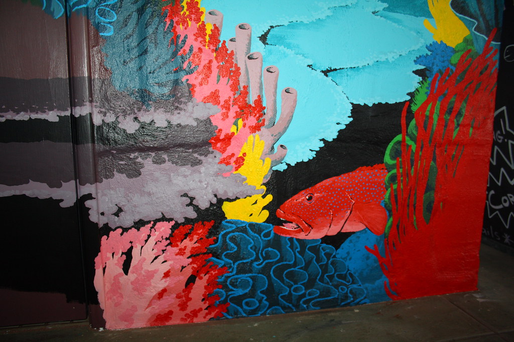Ningaloo Reef Dreaming Mural by Mark Bell IMG8825 Mural by… Flickr