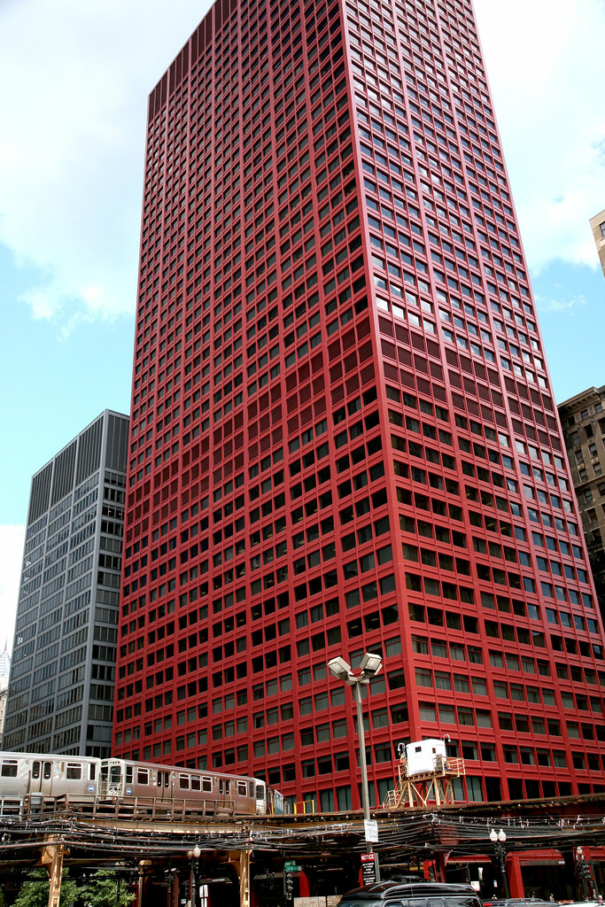Chicago (ILL) Downtown, S Wabash Ave, " CNA Center " 1972
