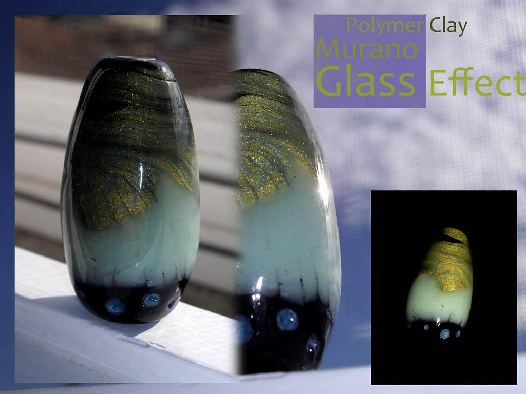 Polymer Clay Glass Effect All polymer Clay, at least varni… Flickr