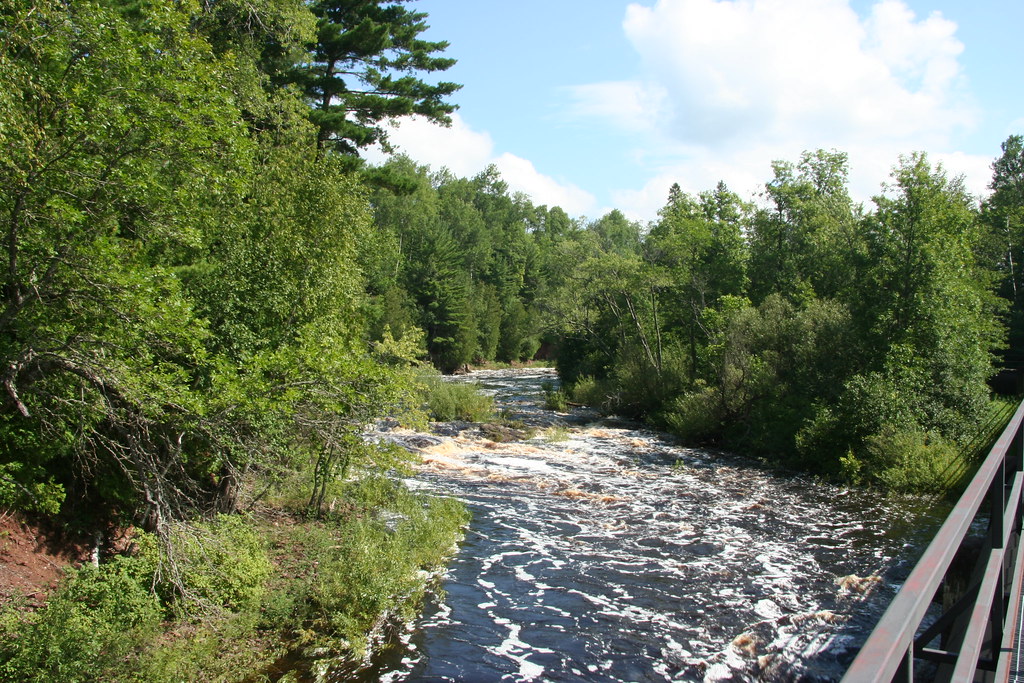 Saxon Falls, Wisconsin Saxon Falls, located just North of … Flickr
