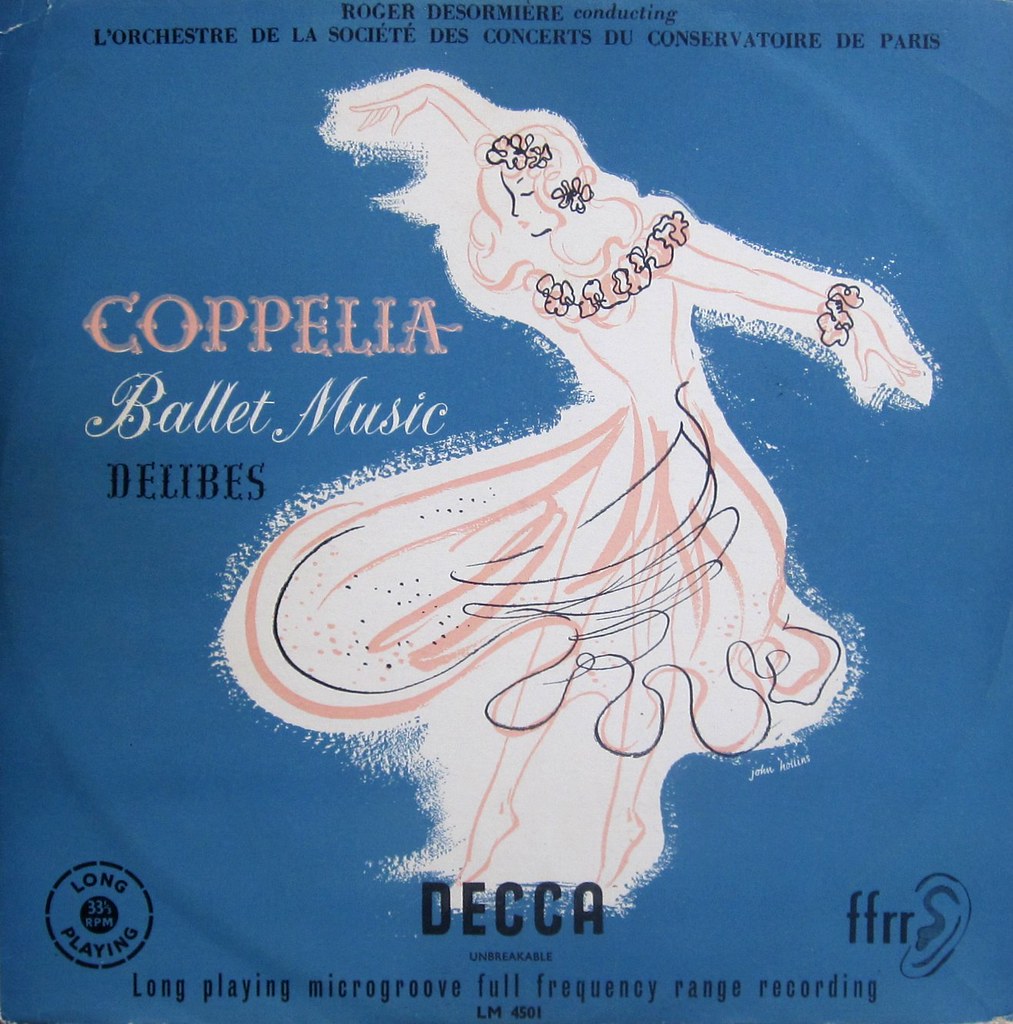 Coppelia Ballet Music by Delibes Decca Records, designed b… Flickr