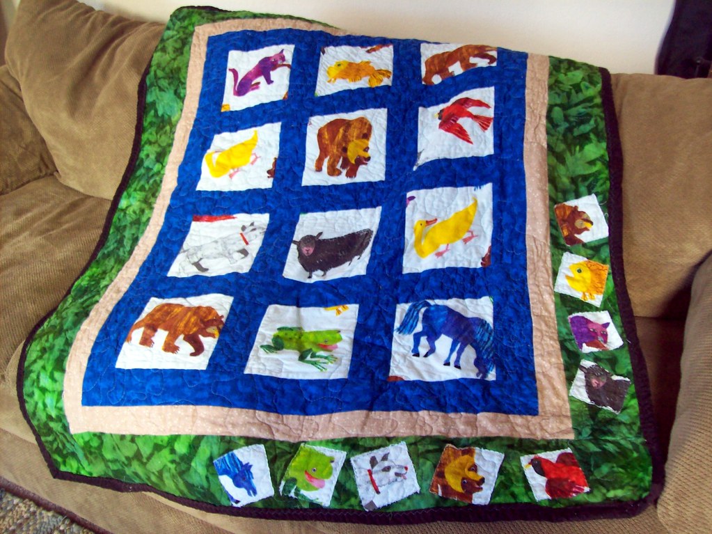 Sam's Brown Bear Quilt Finished Cara Faus Flickr