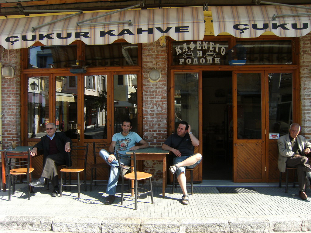 At the Turkish Tea/Coffee shop. Having a rest at Cukur Kah… Flickr