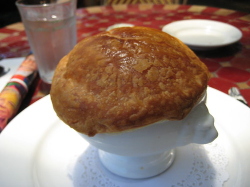 Bistro Jeanty tomato soup in puff pastry before you crack … Flickr