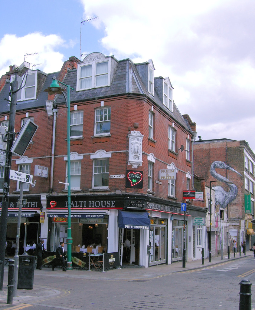 The Balti House, Brick Lane East London. Jim Linwood Flickr