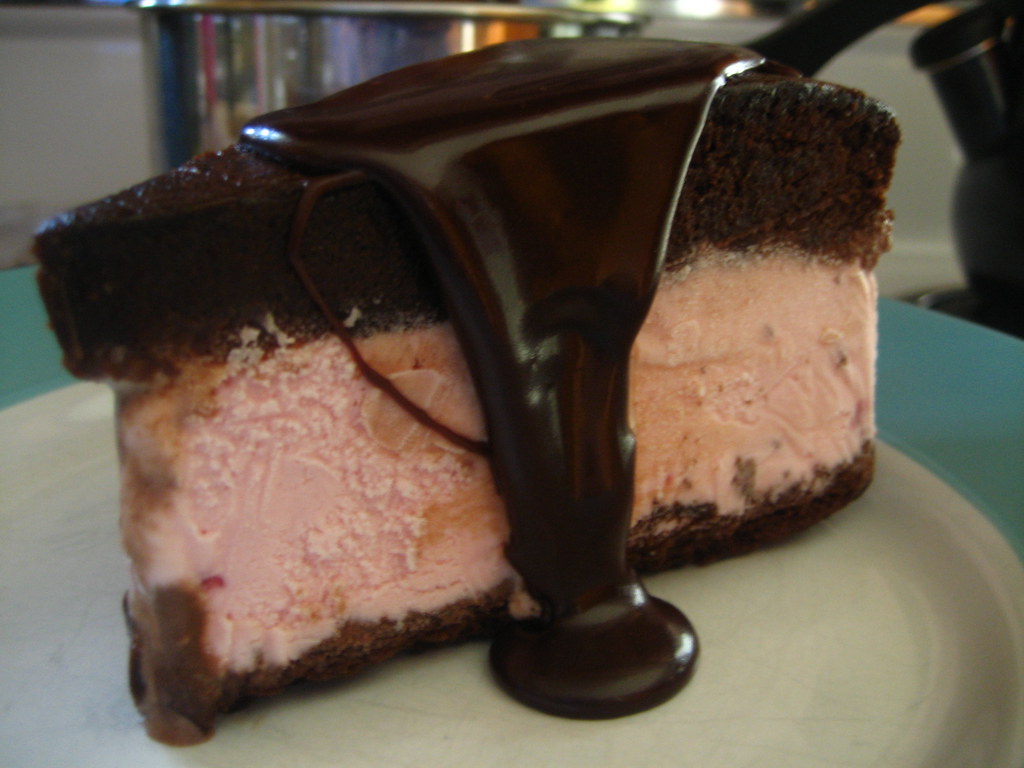 Chocolate Ice Cream Cake strawberry jensteele Flickr
