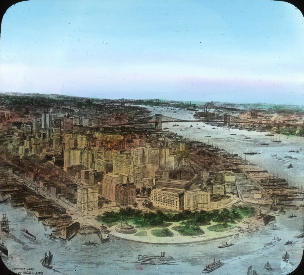 Skyscrapers of New York Image Description from historic le… Flickr