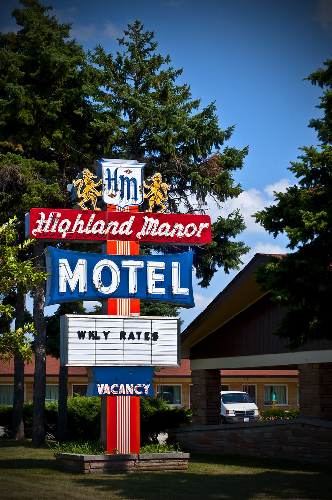 wkly rates at highland manor motel miranda j. Flickr