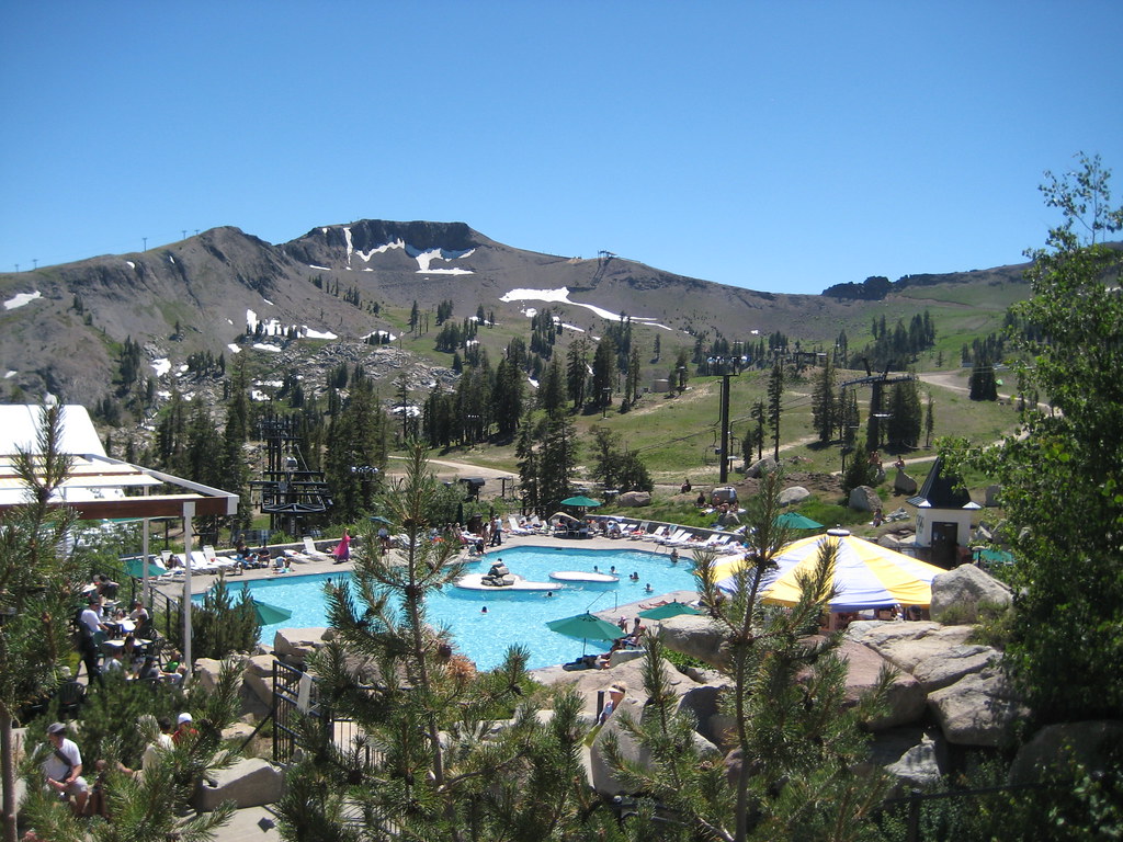The pool at Squaw High Camp Darya Mead Flickr