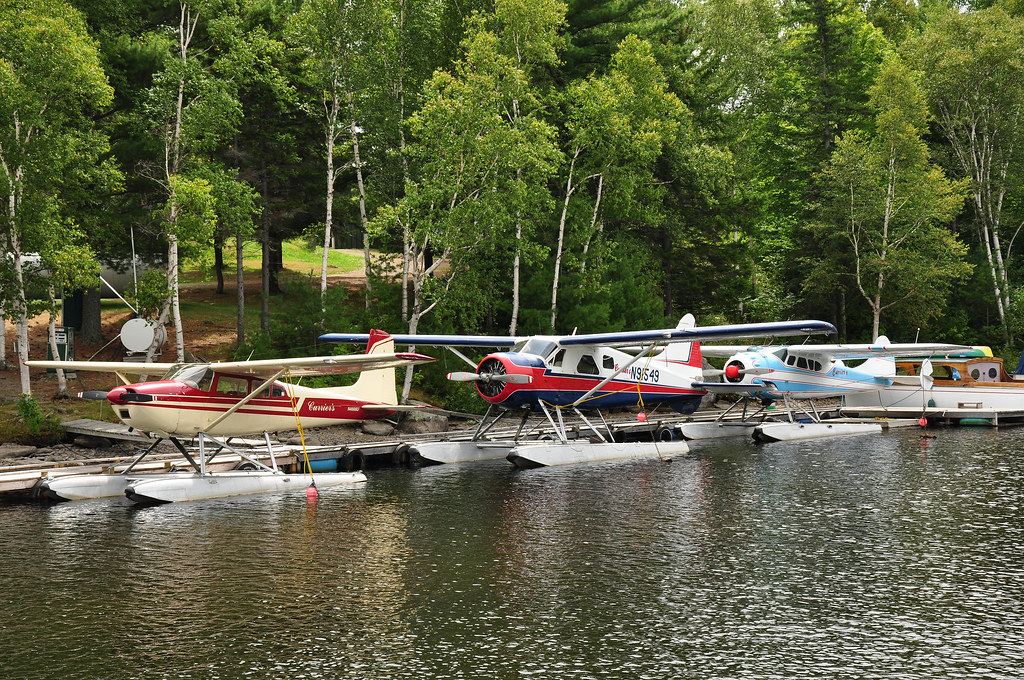 Seaplanes, West Cove, Moosehead Lake, Greenville Maine, 23… Flickr