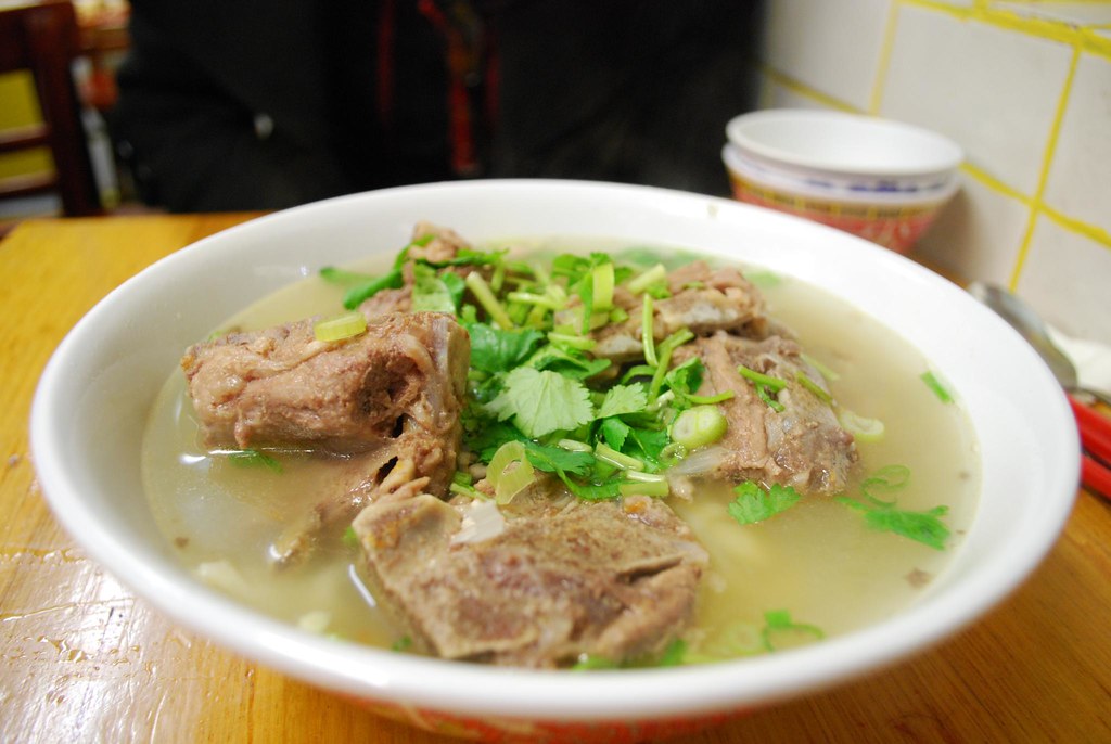 Lamb Bone Noodle Soup Ayiguli AUD9 Good soup, but nothin… Flickr