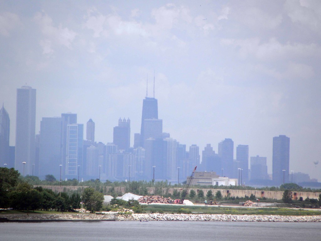 NW Indiana near Gary Chicago Skyline from the roof of the … Flickr