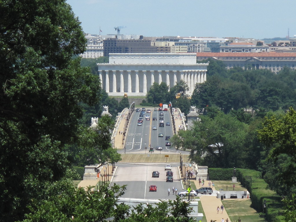 Lincoln Memorial from Arlington Downhill from Kennedy's gr… Flickr