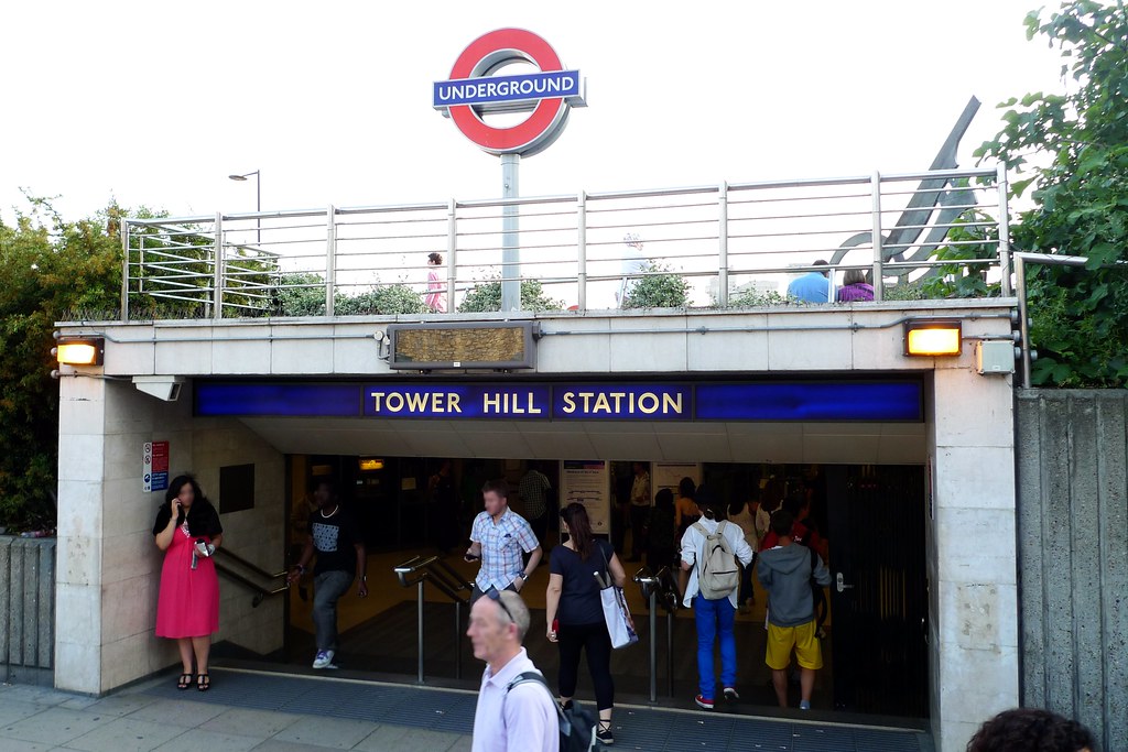 Tower Hill station The entrance to this station (there's a… Flickr