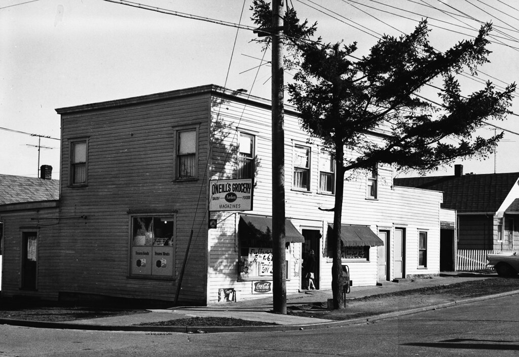 O'Neill's Grocery, 1959 Located at 6522 Fremont Avenue. It… Flickr