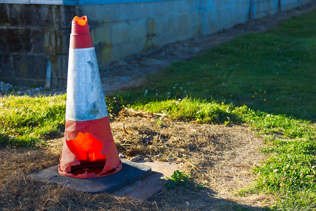 Traffic cone Its a traffic cone with a hole in it Jim Mead Flickr