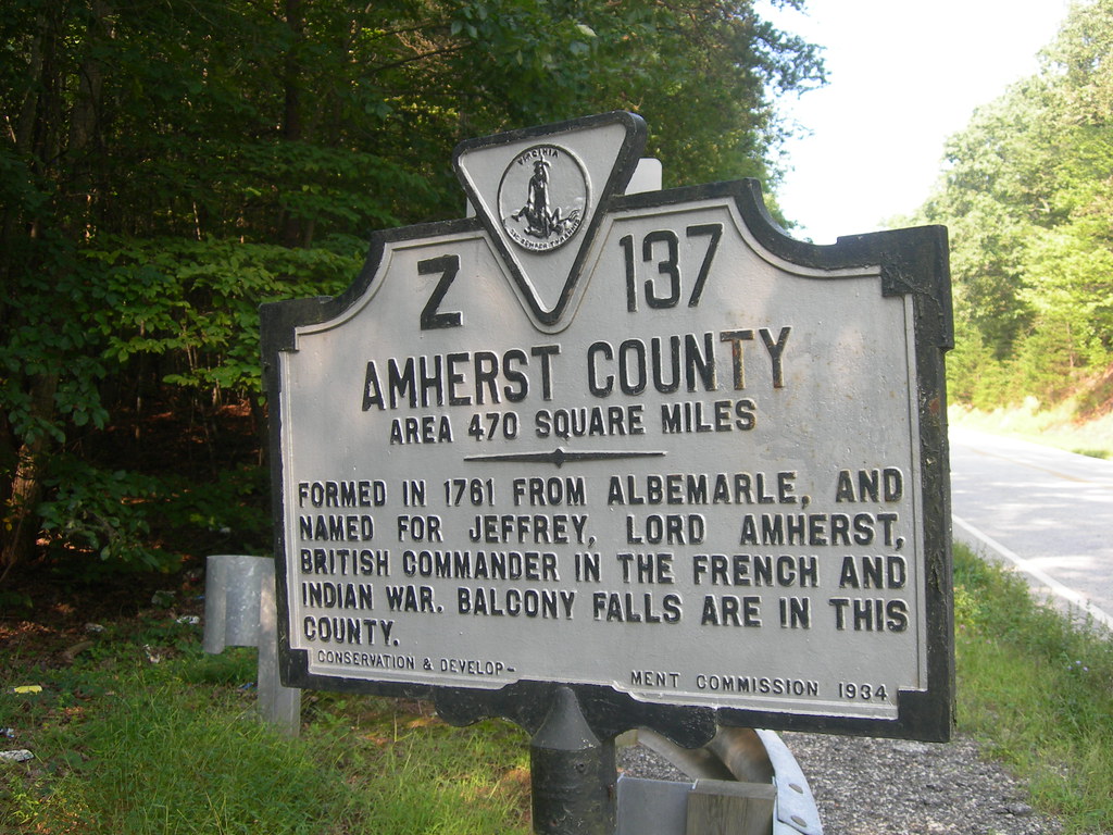 Amherst County Historic Marker US Hwy 60 at the AmherstNe… Flickr