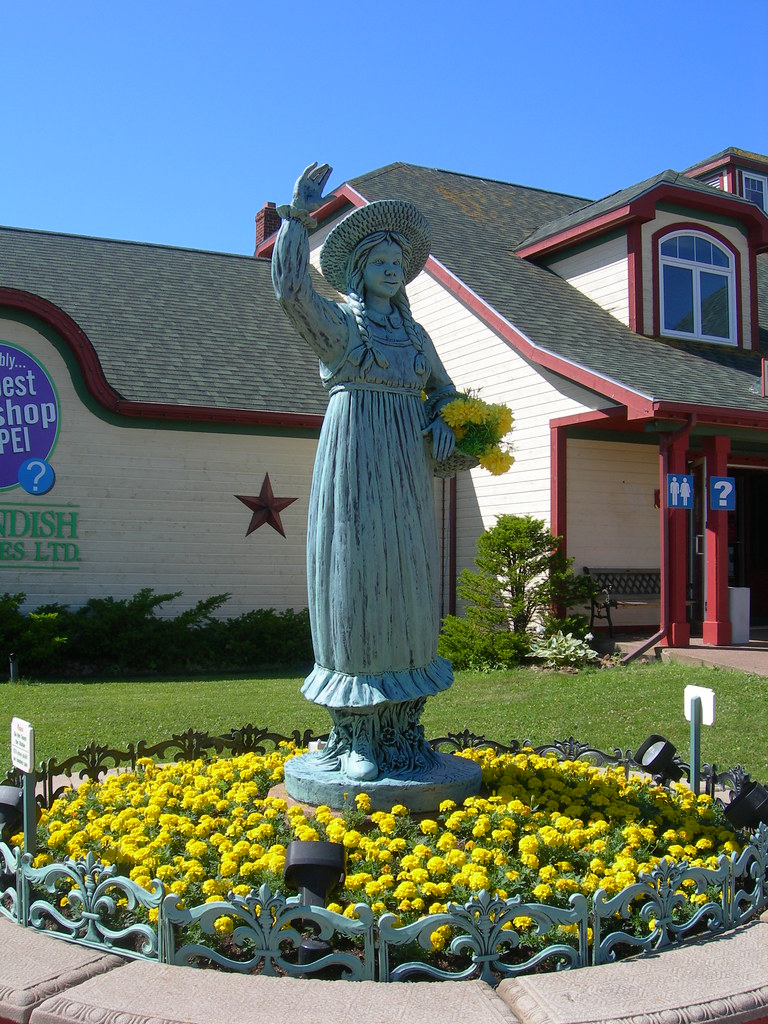 Anne of Green Gables Statue At the PEI Center Flickr