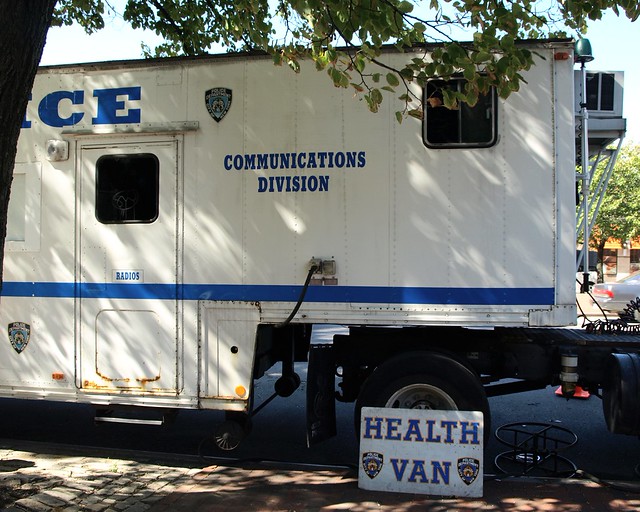 NYPD Mobile Health Van, Communications Division, Queens, New York City