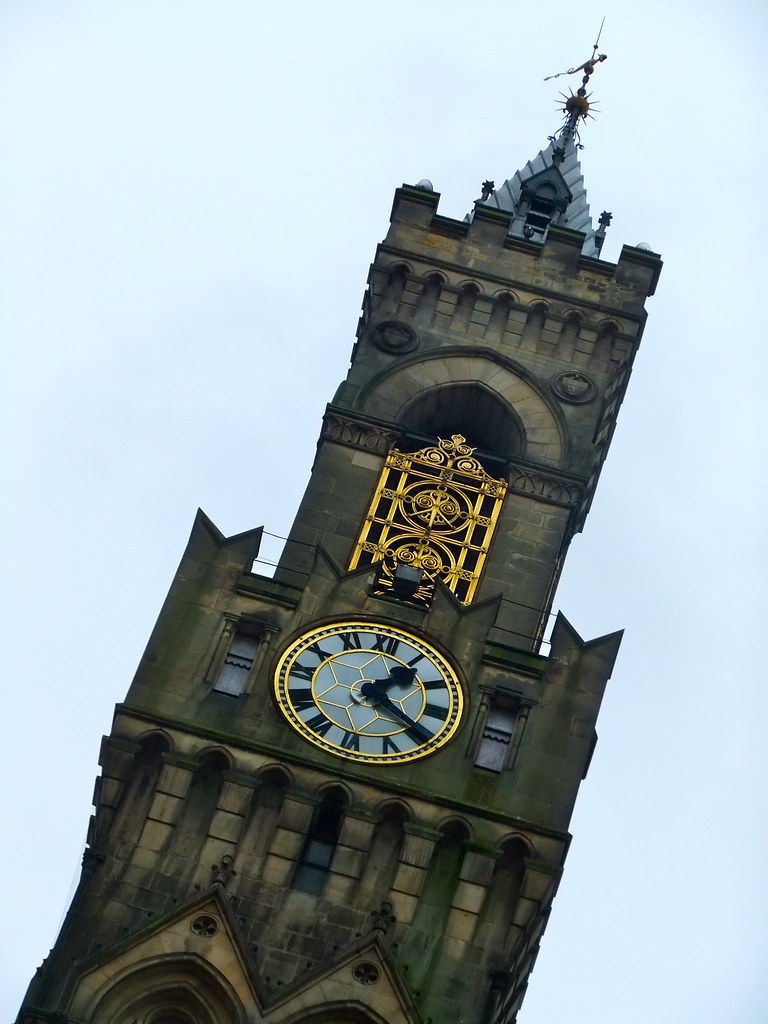 Bradford City Hall clock a photo on Flickriver