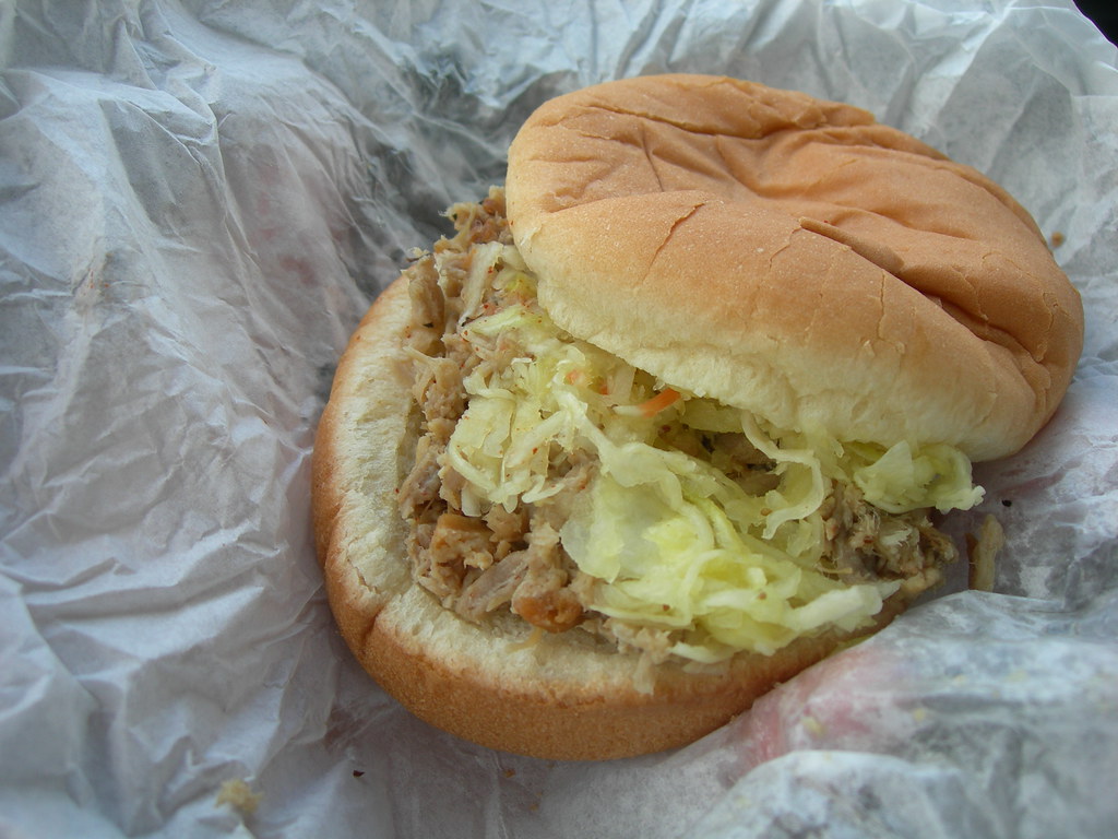 Bunn's BBQ Sandwich Windsor, NC Again, the Carolina style … Flickr