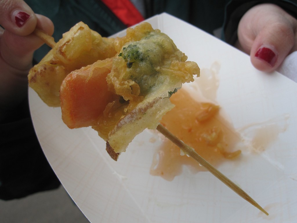 Veggie Fries It's really just a vegetable tempura kind of … Flickr