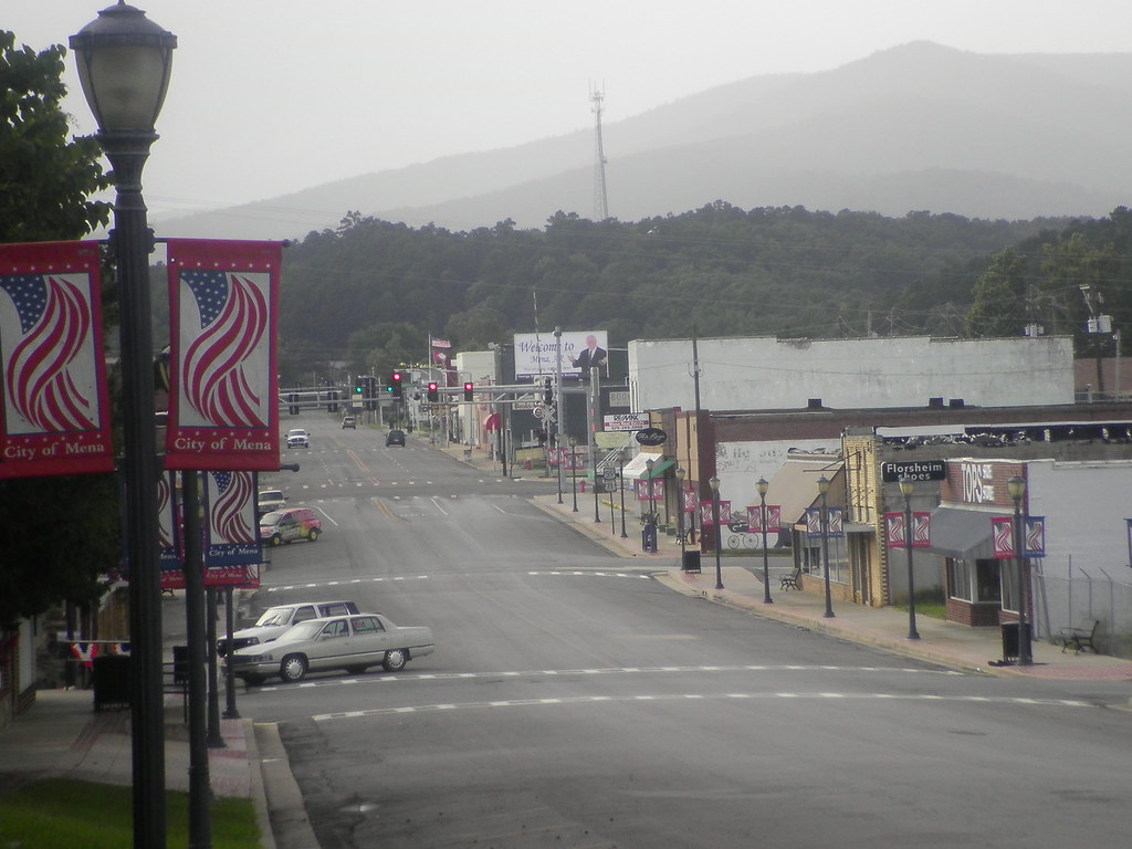 Mena, Arkansas Main street downtown Mena, Arkansas by stac… Flickr