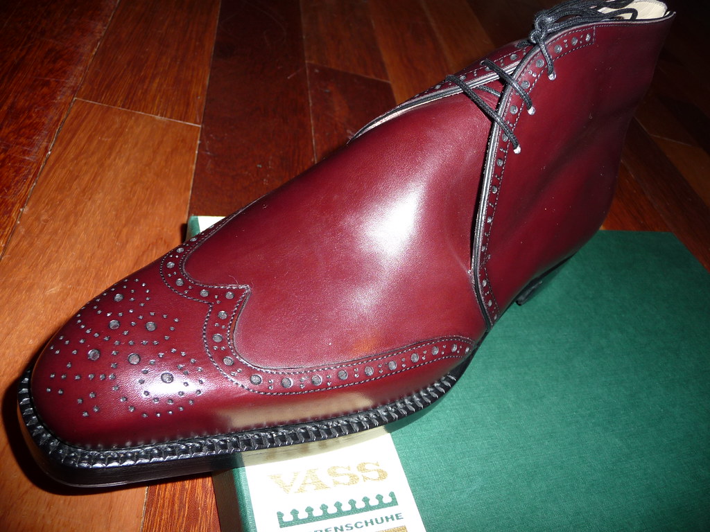Laszlo VASS MTO Boots Bordeaux Calf UK 7.5 Eur 42 Flickr