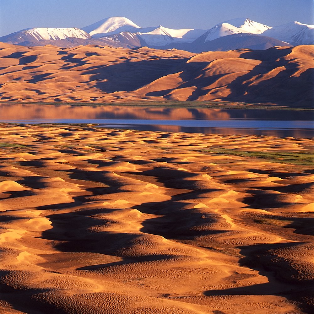 snow mountain/desert/lake lake/desert/沙漠/湖泊/Qinghai Flickr