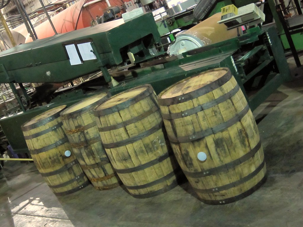 Moist barrels At Heavy Seas Brewery, used bourbon barrels … Flickr