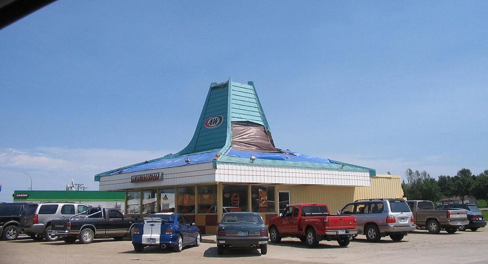 A&W, July 2008 After a violent windstorm. ster, S. Da… Bearcat