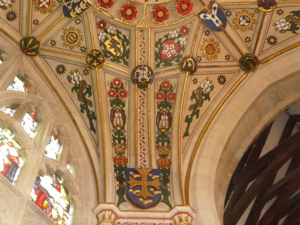 Tower Painted Ceiling, Church of St Mary The Virgin, Kemps… Flickr